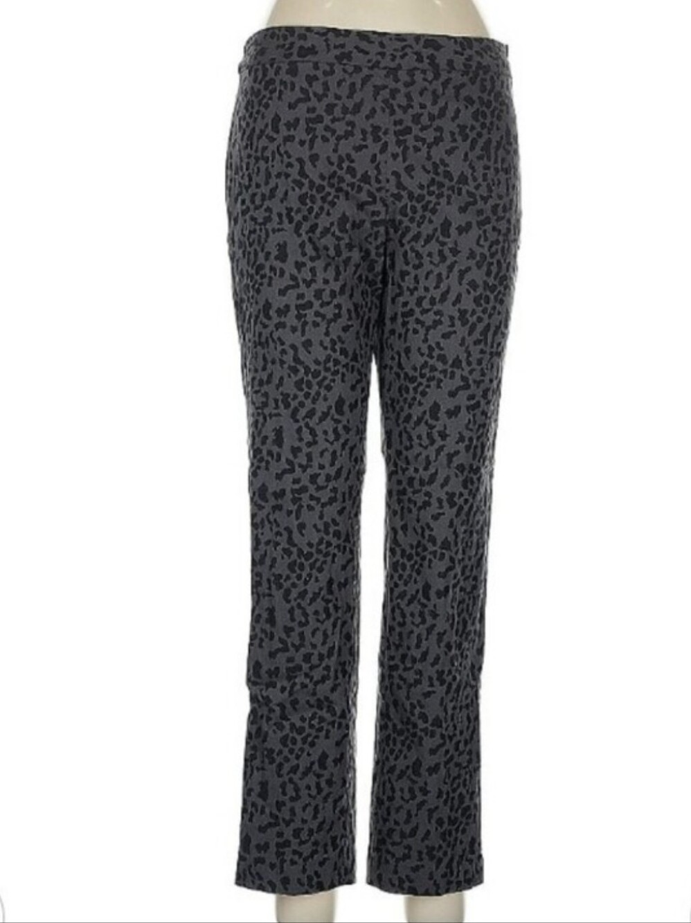 NATORI Gray Leopard Print Women’s Stretch Pants - Size 8